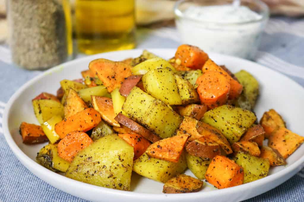 Coconut Oil Roasted Vegetables