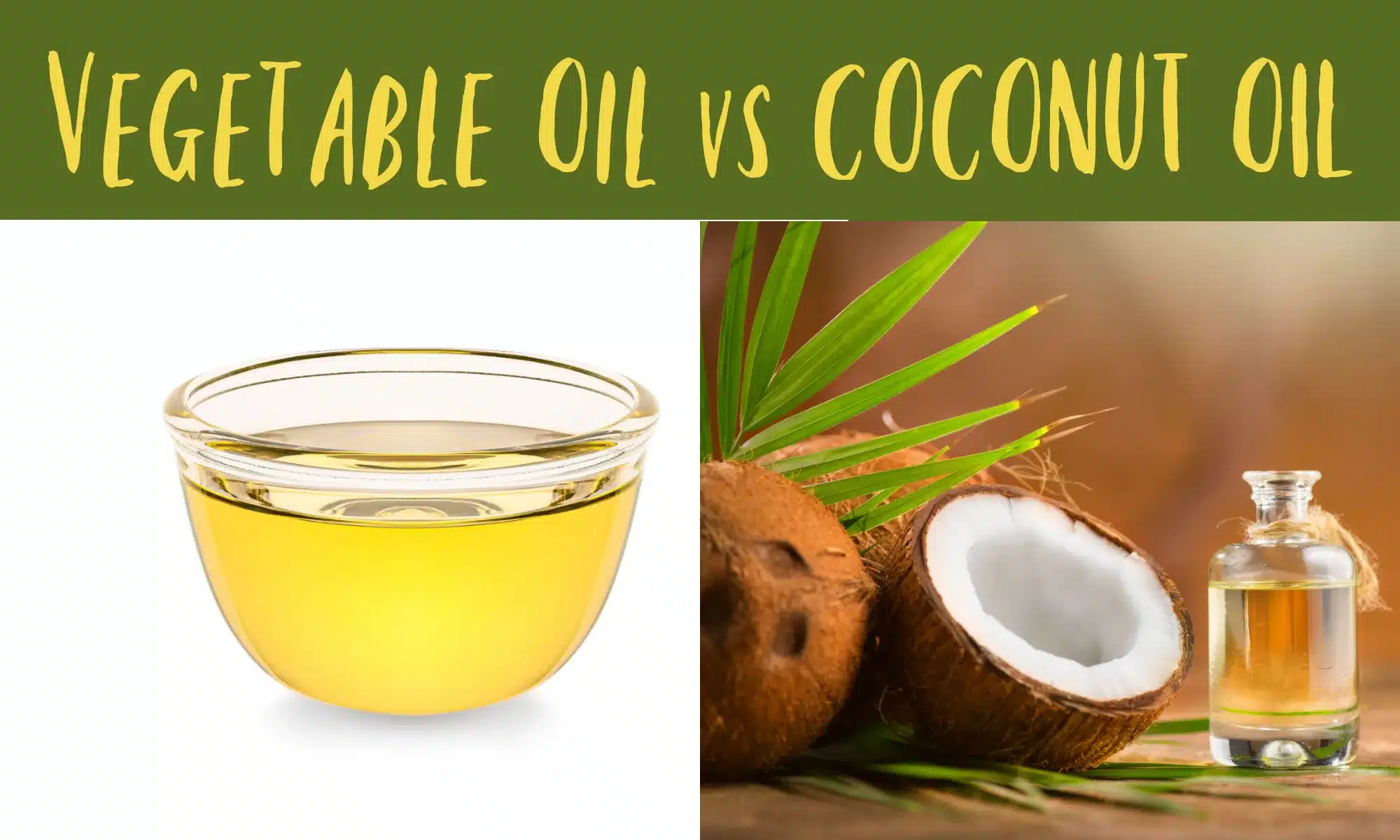 Is Coconut Oil Vegetable Oil